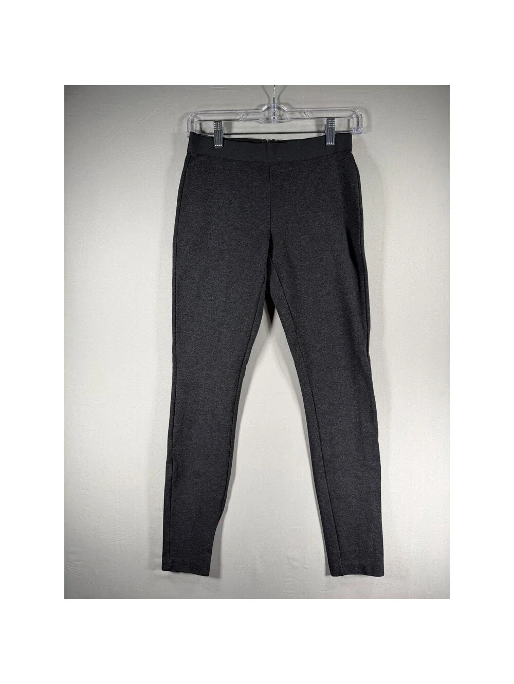 J.Crew Pixie Pant Charcoal Gray Ponte Knit Back Zip Leggings 31090 Womens 2R